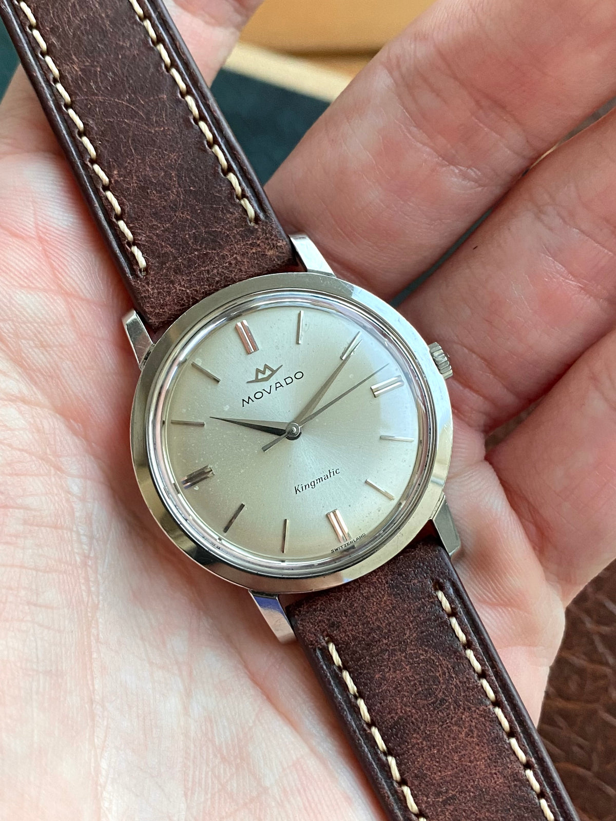 Movado Kingmatic Sub-Sea Suisse - Montre Vintage Automatic Cal.531 - 1960