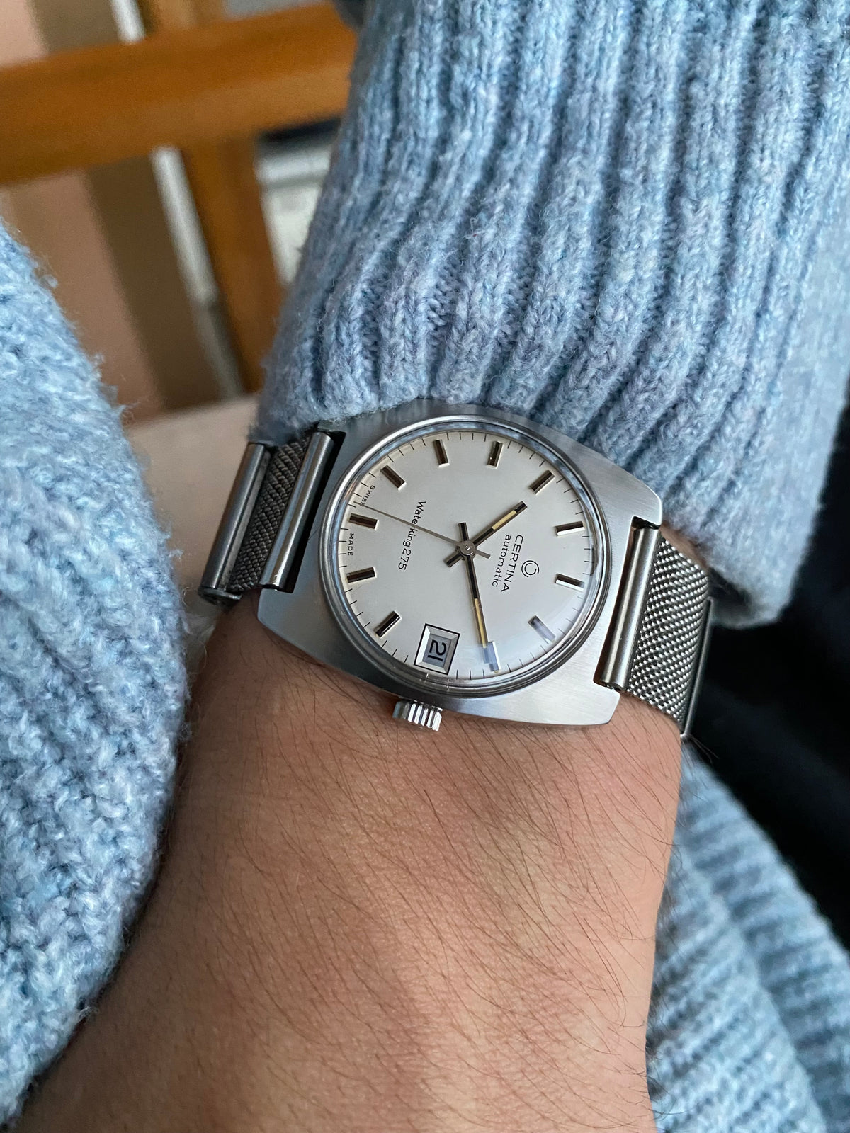 Certina WaterKing275 Automatic - Montre Vintage Suisse Mécanique Acier 1960