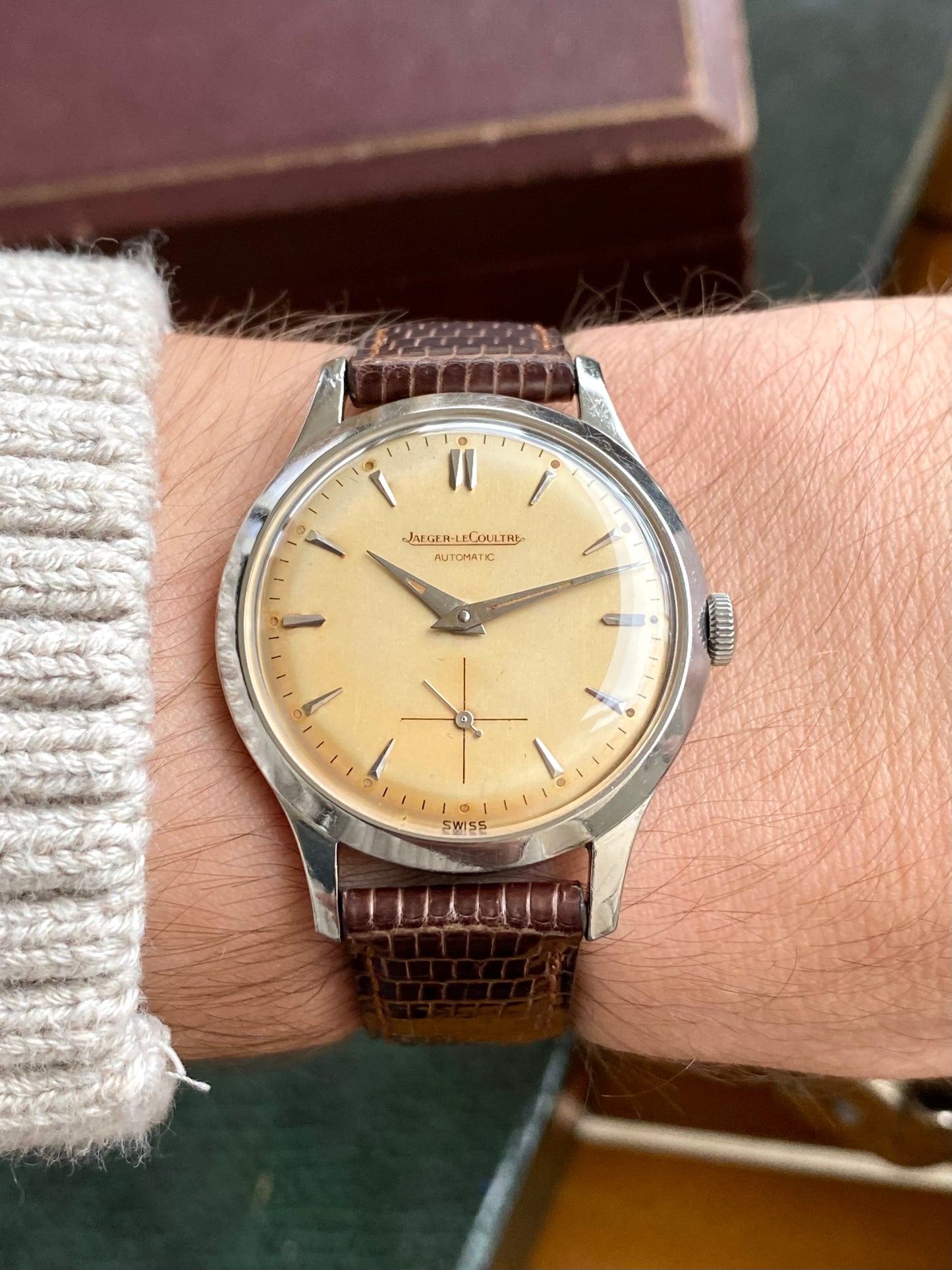 Jaeger-LeCoultre Bumper Automatic Cal. 812 Montre Vintage Mécanique Suisse