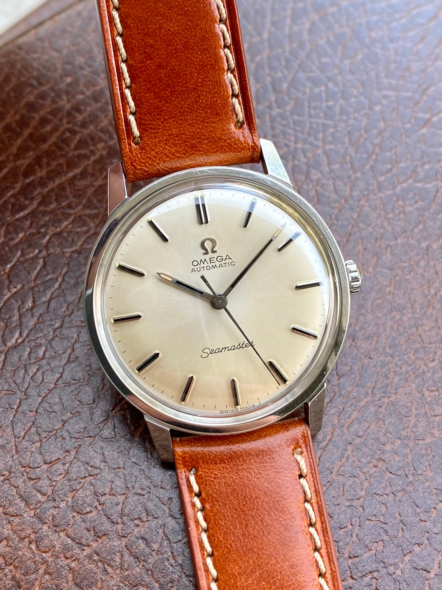 Omega Seamaster Automatic Cal.552 Ref.165.002 Montre Vintage Mécanique 1962