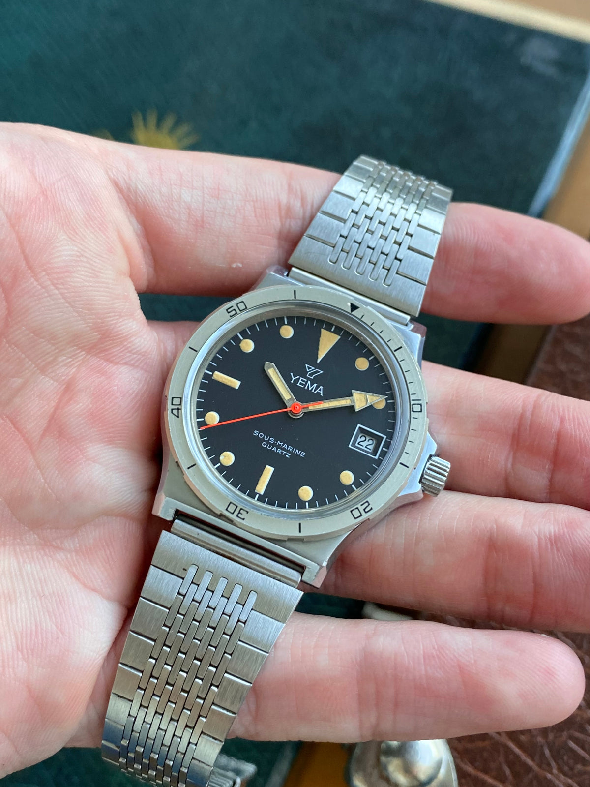 Yema France Sous-Marine - FE6121 Montre Vintage Quartz 1980