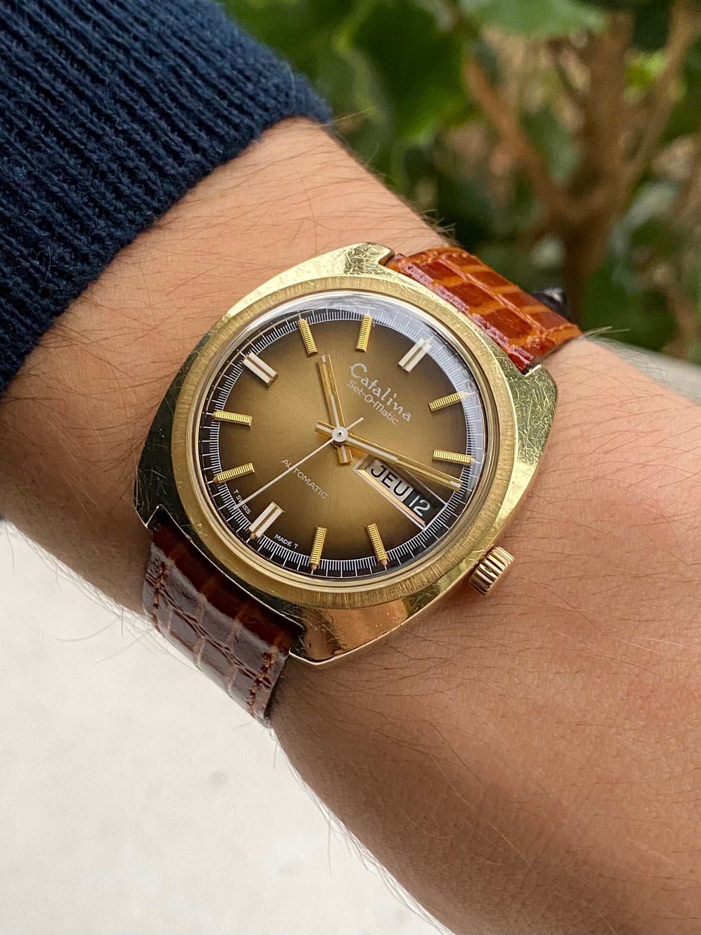 Catalina (Bulova - Caravelle) Set-O-Matic Montre Vintage Automatic 1970