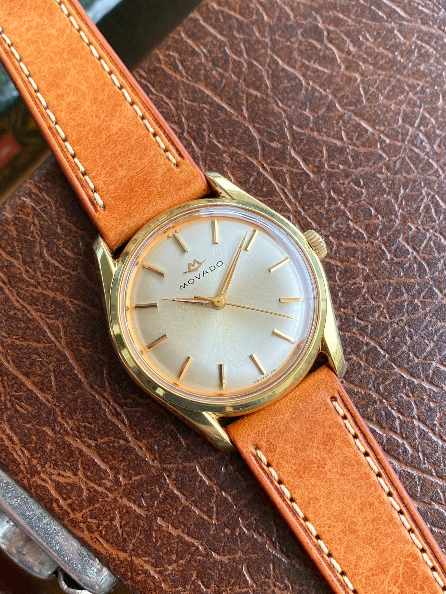 Movado Sub-Sea Plaqué Or - Montre Vintage Mécanique Cal.345 Ref.53091 - 1960