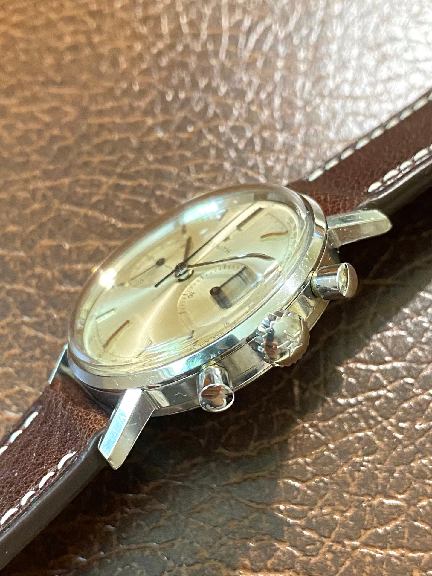 Zenith Sporto Chronographe Calibre 136D Montre Vintage Mécanique - 1964