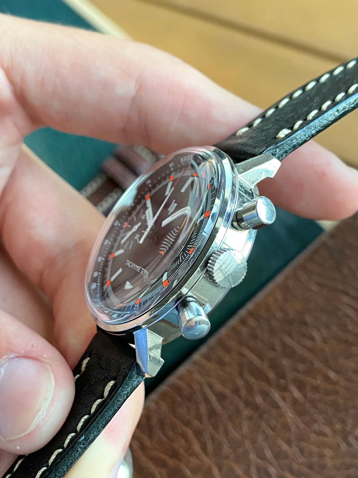 LIP Genève Tachymeter Rallye Chronographe Sport - Montre Vintage Mécanique Automobile 1960