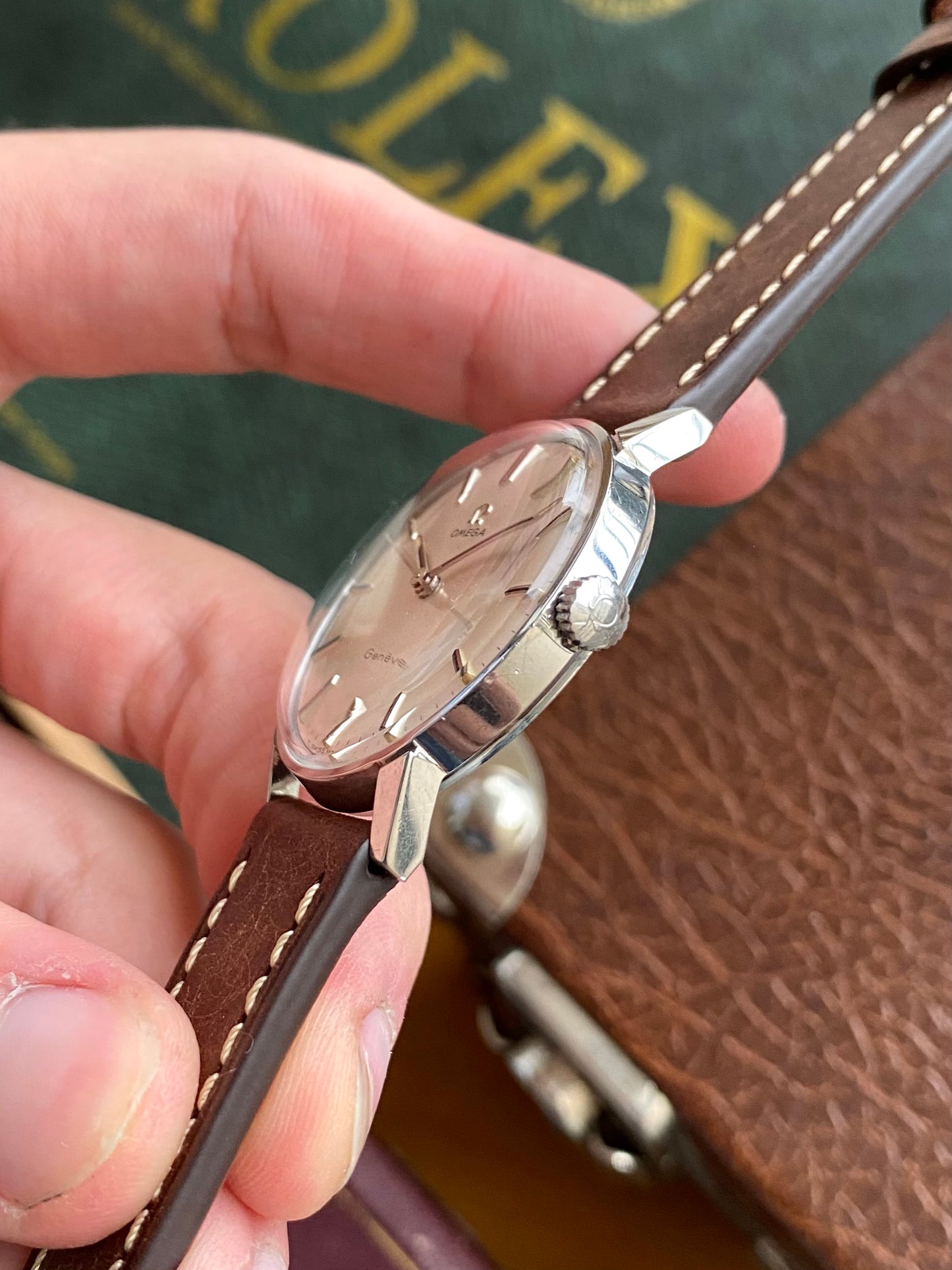 Omega Genève Transition Seamaster - Ref. 135.00011 Montre Vintage Mécanique Cal.601 Acier - 1967