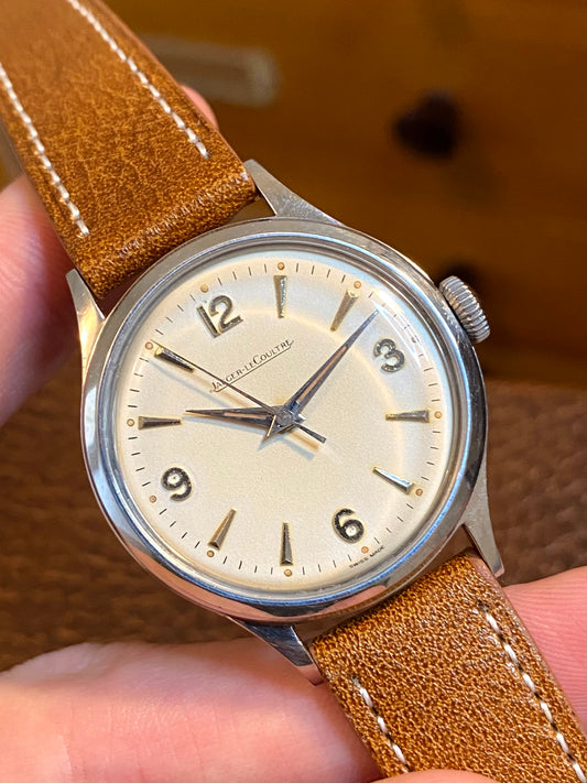 Jaeger-LeCoultre Calatrava - Montre Vintage Mécanique Suisse P478 Acier 1950