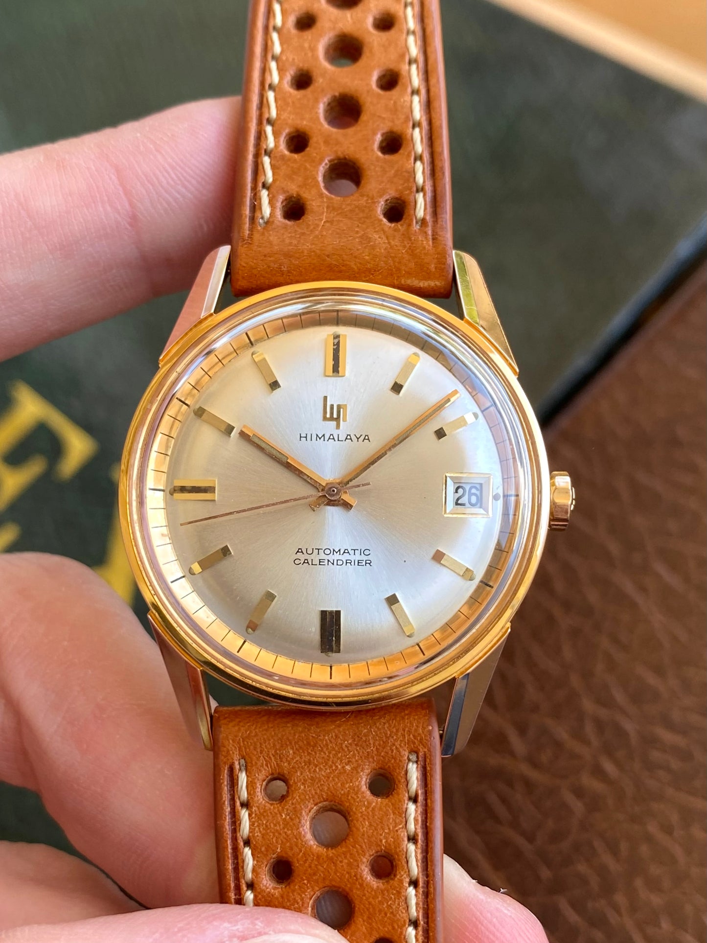LIP Himalaya Automatic - France Montre Vintage Mécanique R153a Plaqué Or 1960