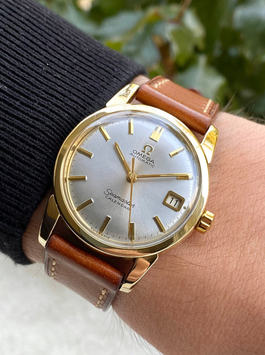 Omega Seamaster Calendar Automatic - Cal.503 Ref.2849 Montre Vintage Mécanique Plaqué Or