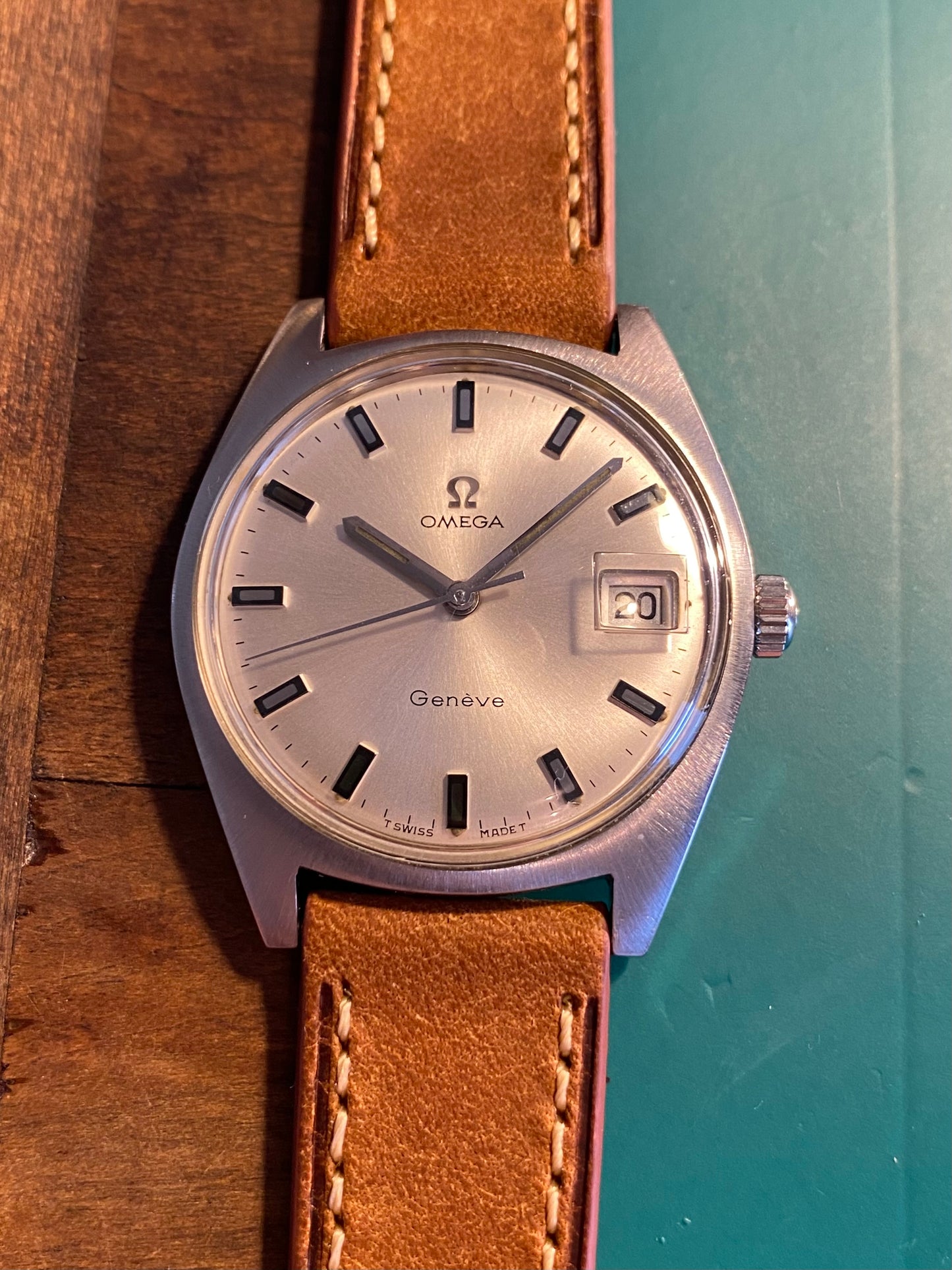Omega Genève Cal.613 Montre Vintage Réf. 136.041 Mécanique 1968