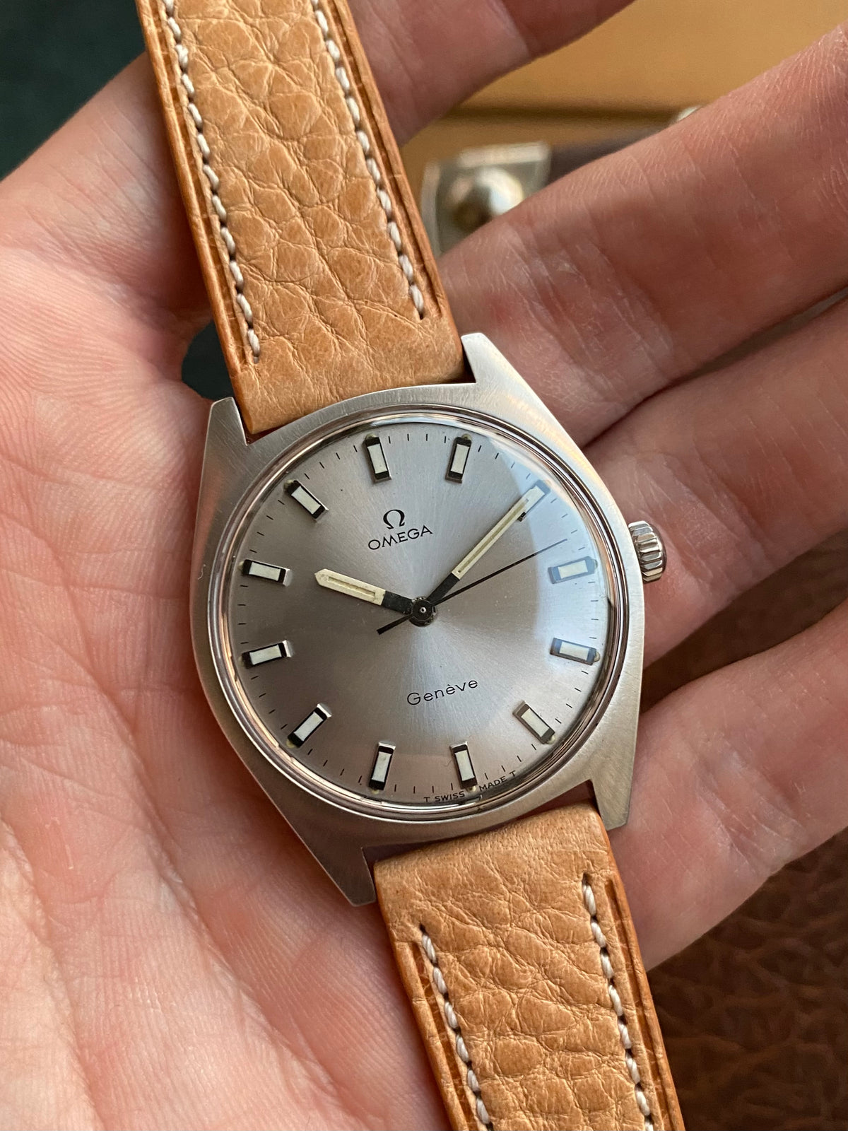 Omega Genève Racing Cal. 601 - Montre Vintage Mécanique Sport 135.041 - 1969