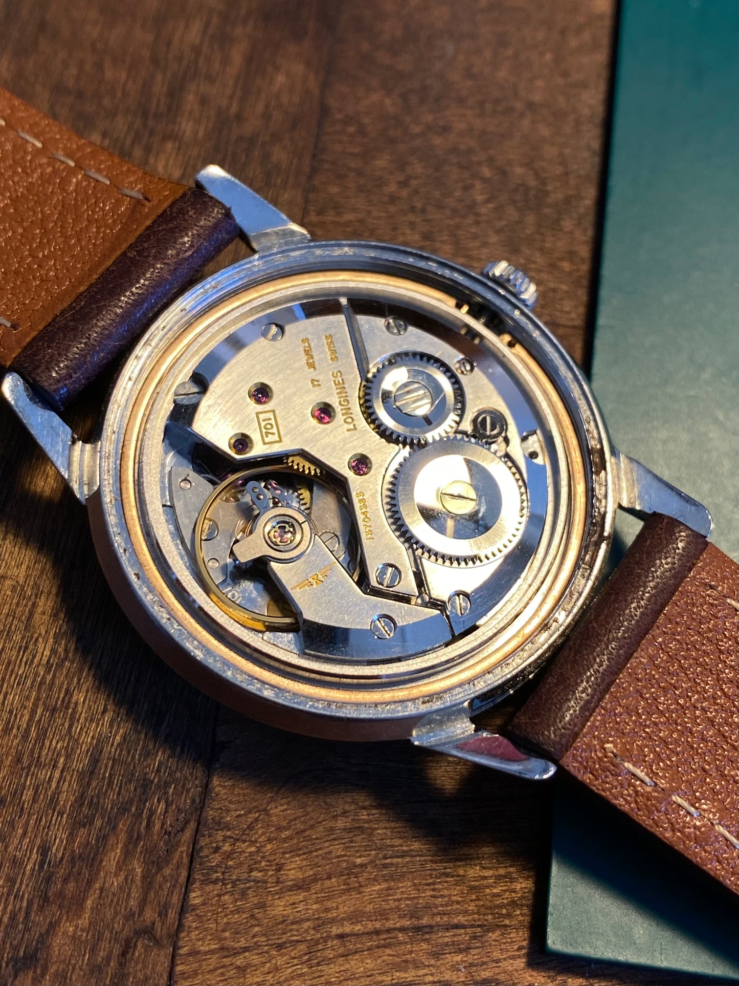 LONGINES Montre Vintage Mécanique Date Cal.701 1960