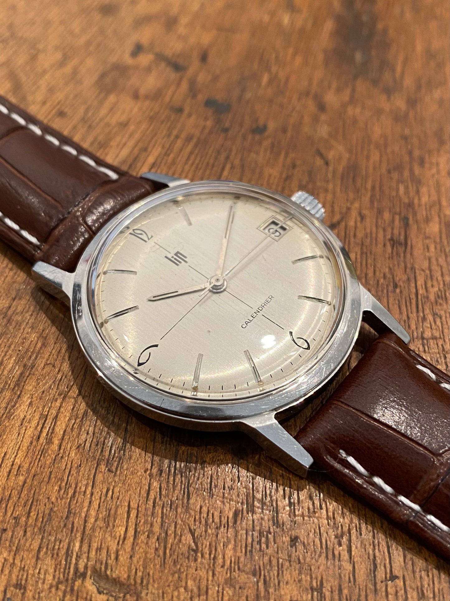 LIP Calendrier R136F Montre Vintage Mécanique 1960