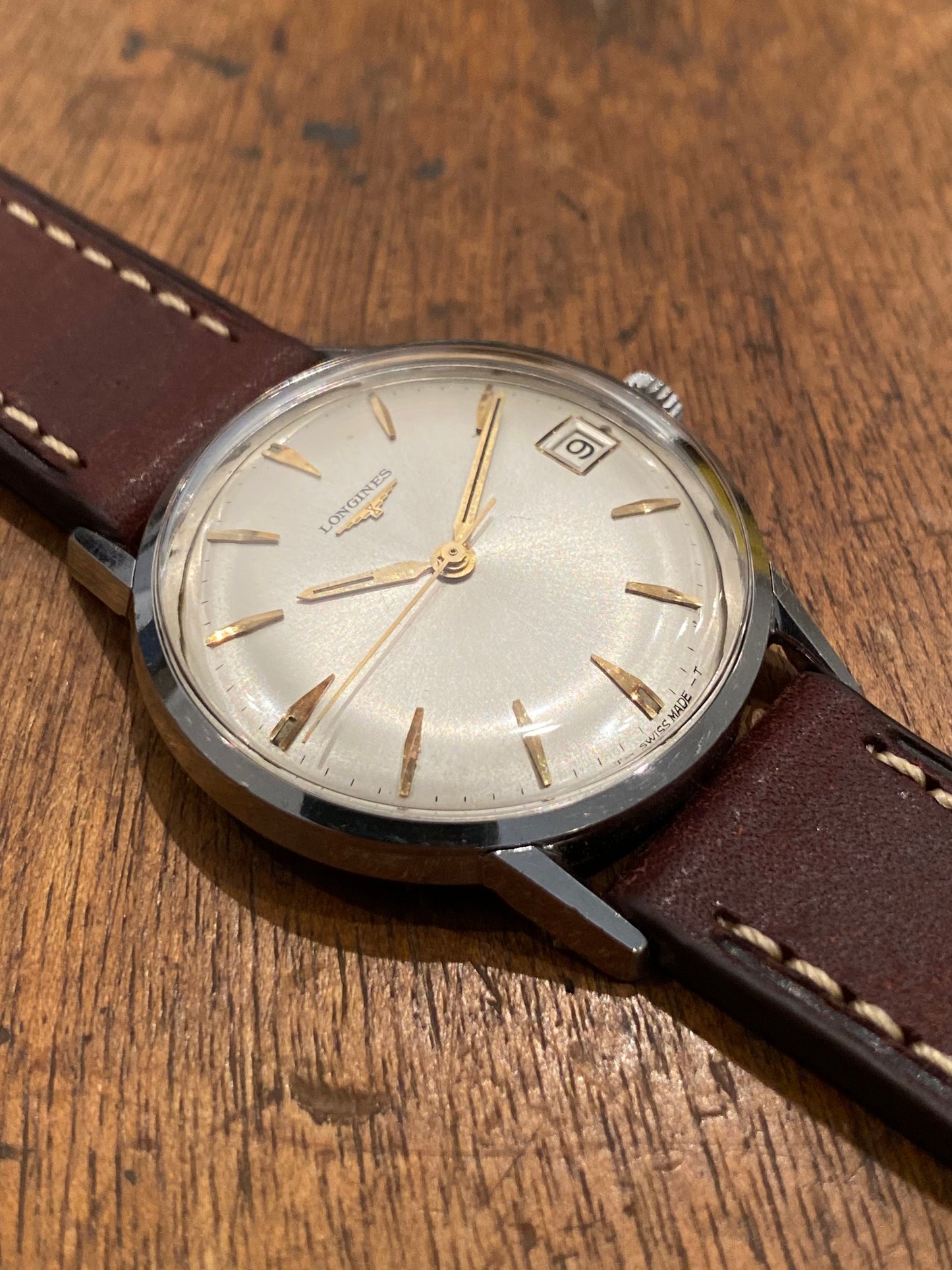 LONGINES Montre Vintage Mécanique Date Cal.701 1960