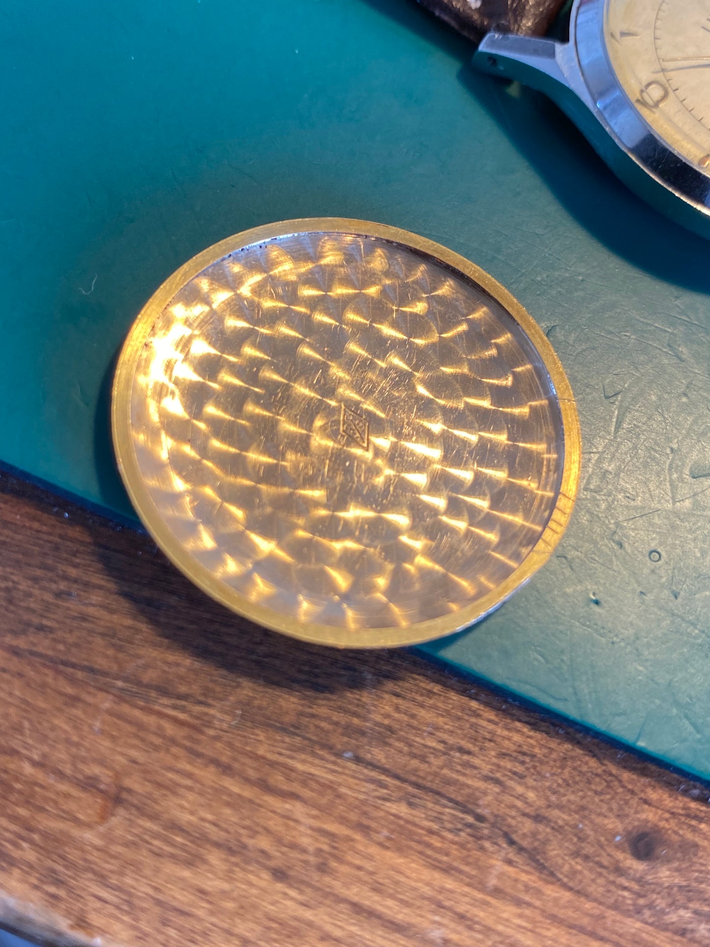 Zenith Or 18K Montre Vintage Mécanique 1950