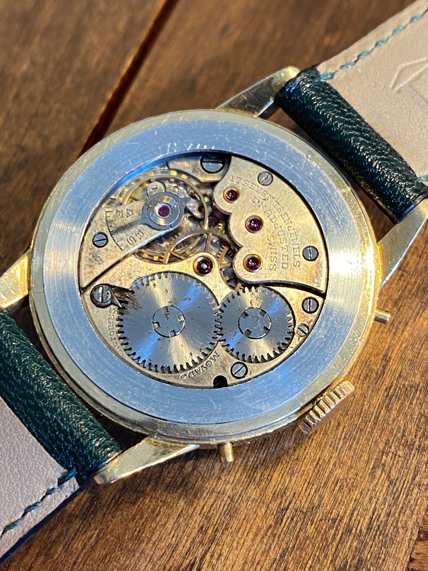 Movado Triple Date Calendrier 475 Montre Vintage Mécanique 1950
