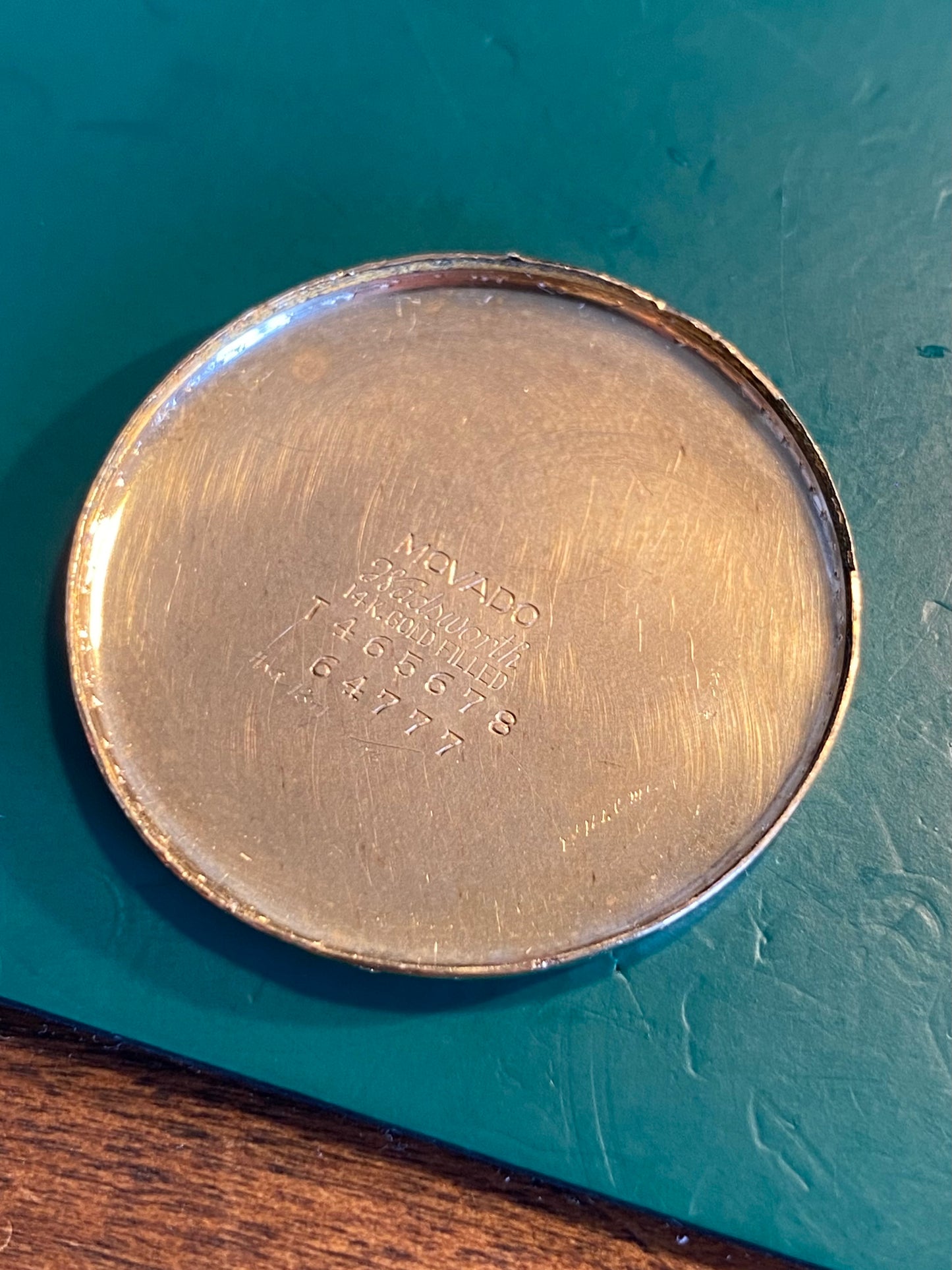 Movado Triple Date Calendrier 475 Montre Vintage Mécanique 1950