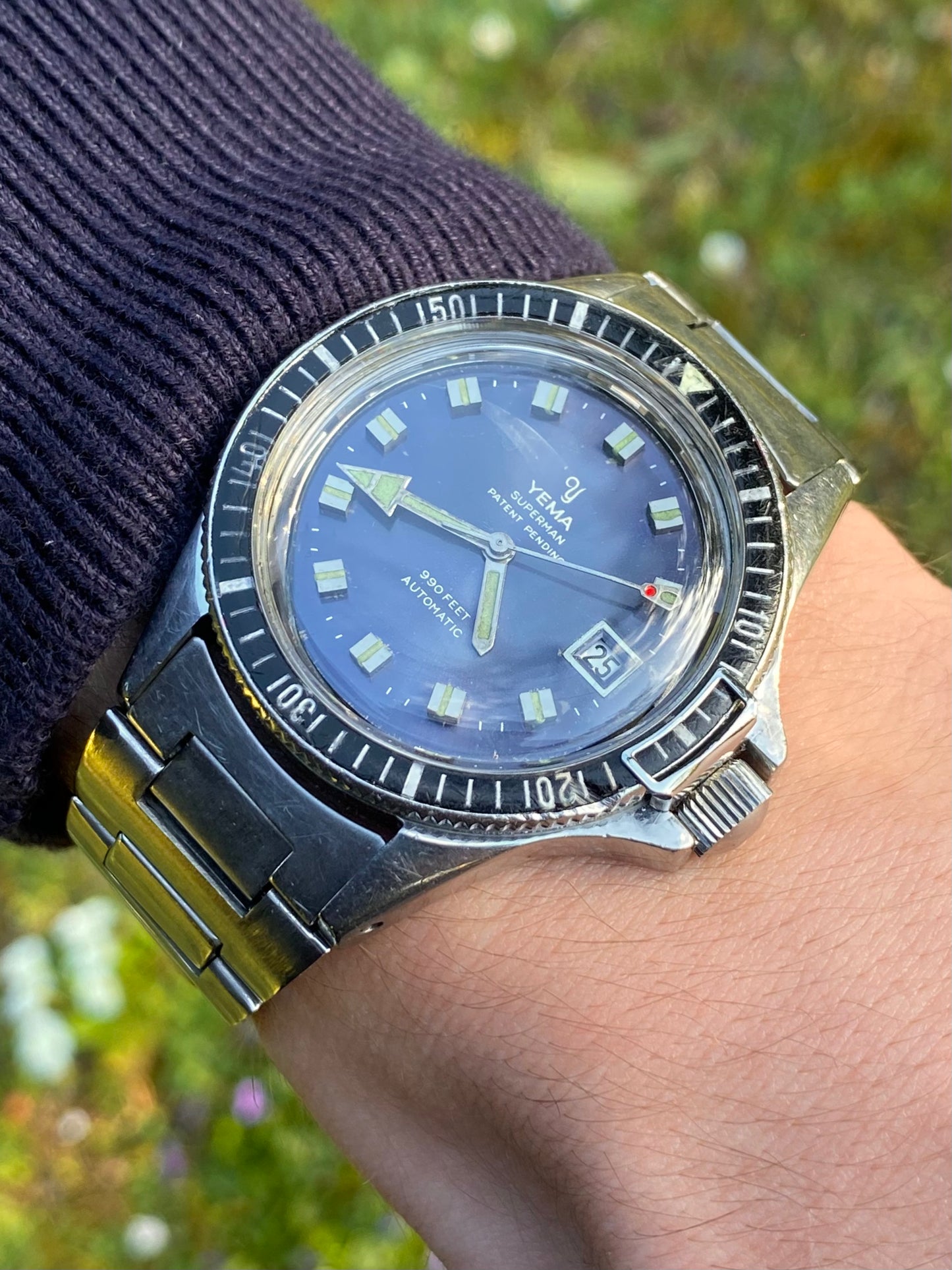 Yema Superman 24.11.17 Montre Vintage Automatic 1970