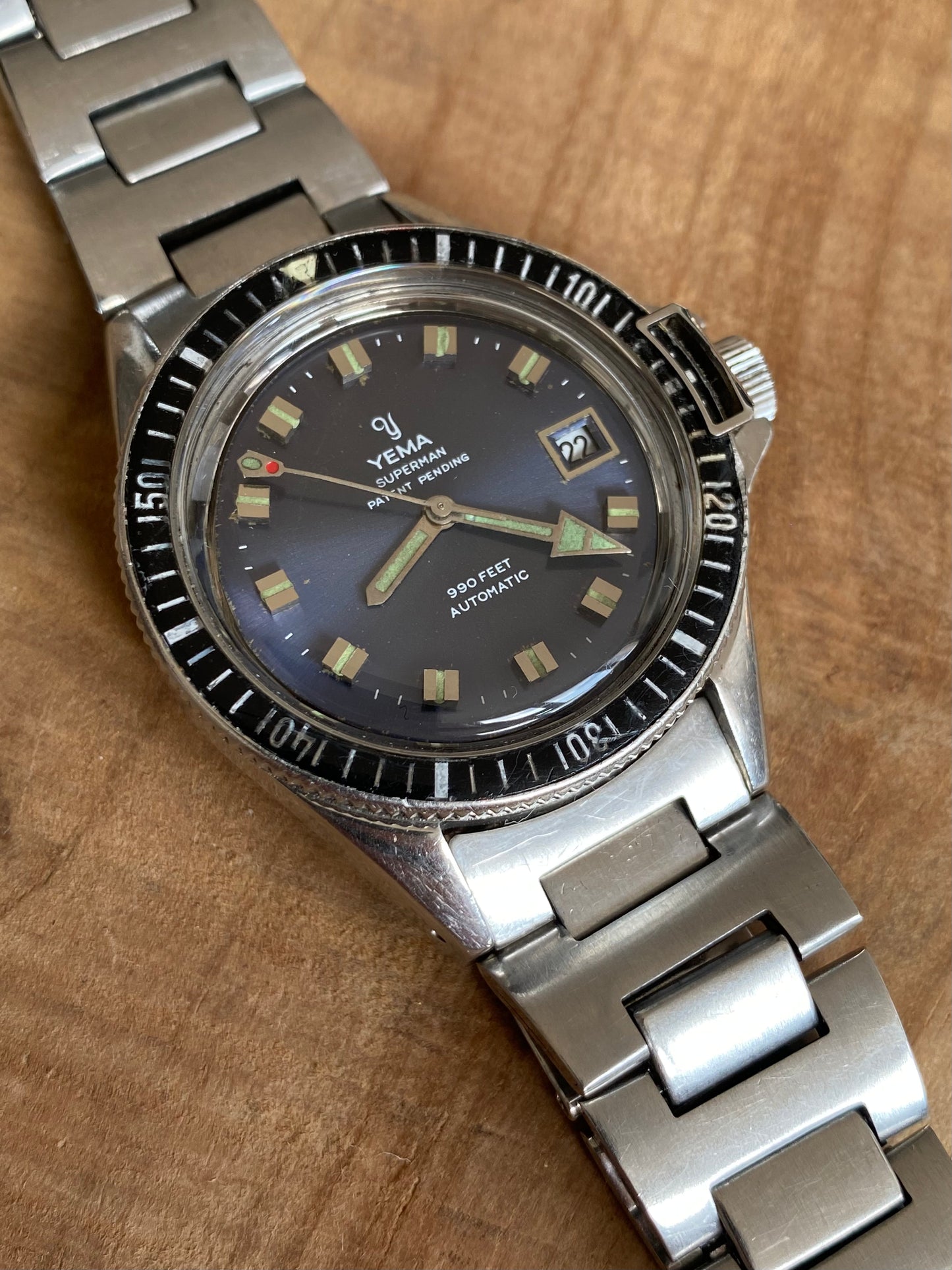 Yema Superman 24.11.17 Montre Vintage Automatic 1970