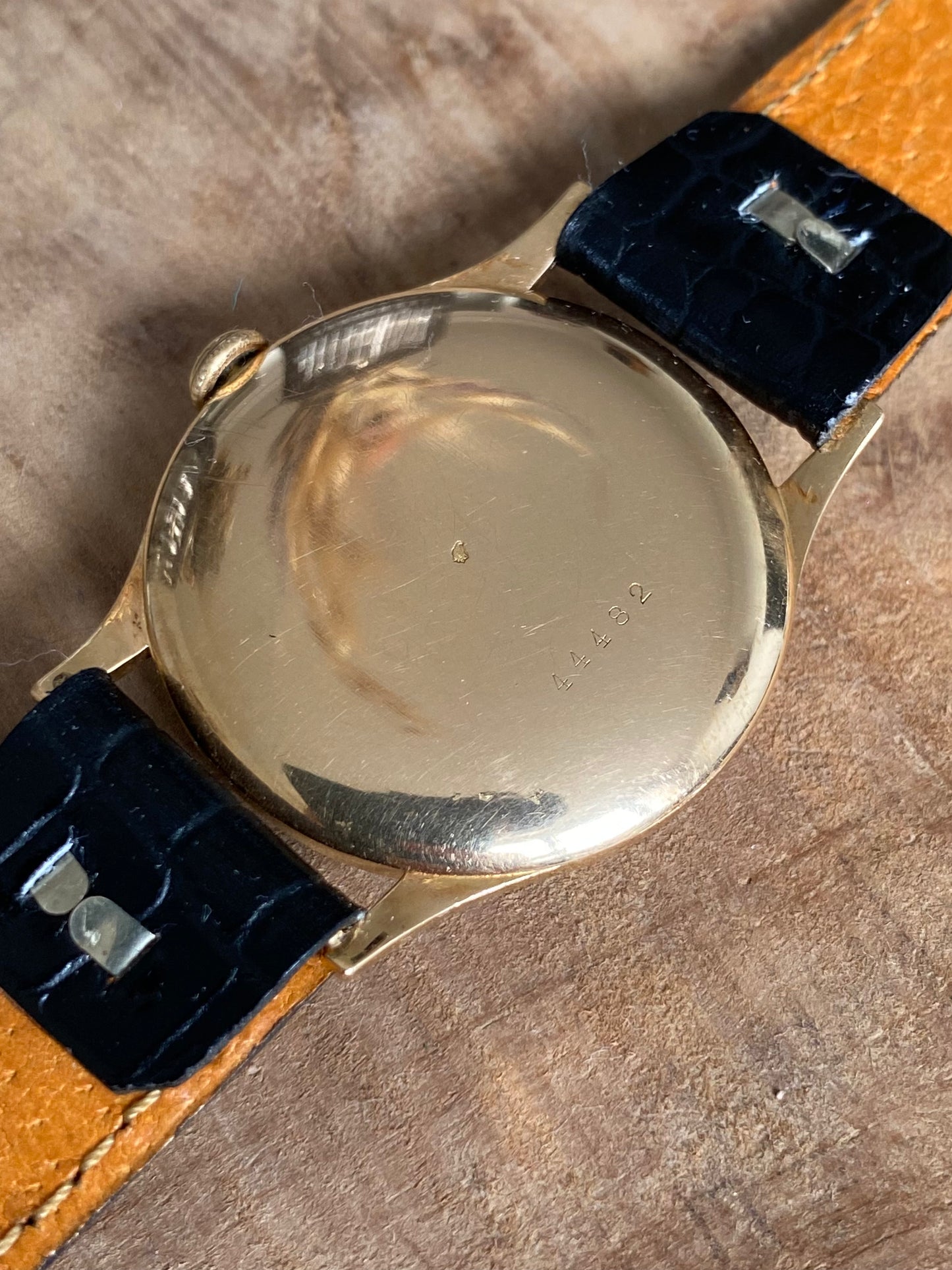 Zenith Or 18K Montre Vintage Mécanique 1950