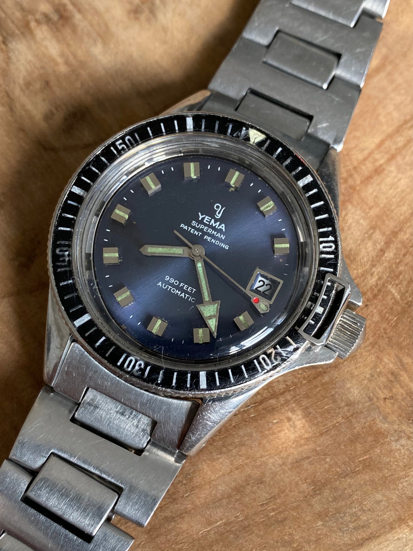 Yema Superman 24.11.17 Montre Vintage Automatic 1970