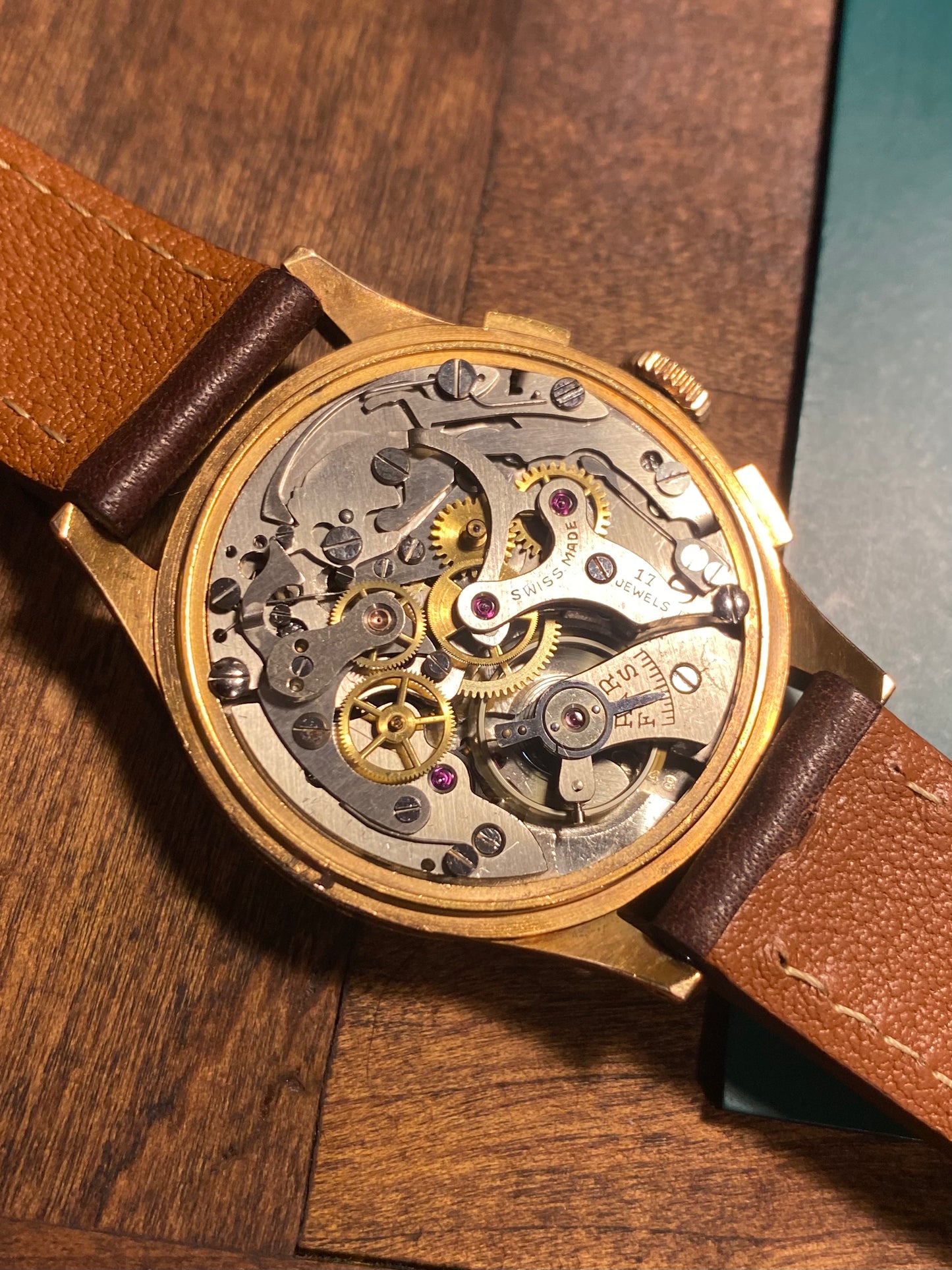 NOREXA Genève Chronographe Montre Vintage Mécanique Landeron 48 1960