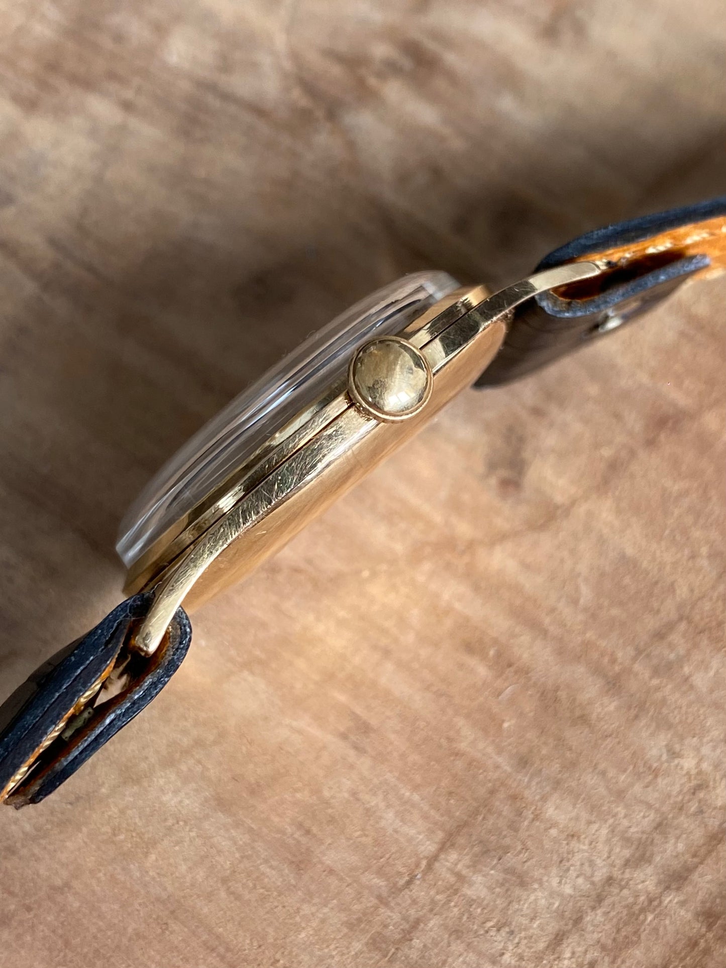Zenith Or 18K Montre Vintage Mécanique 1950