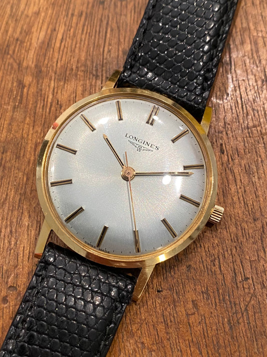 LONGINES Montre Or Jaune 18K Vintage Mécanique Cal.284 1960