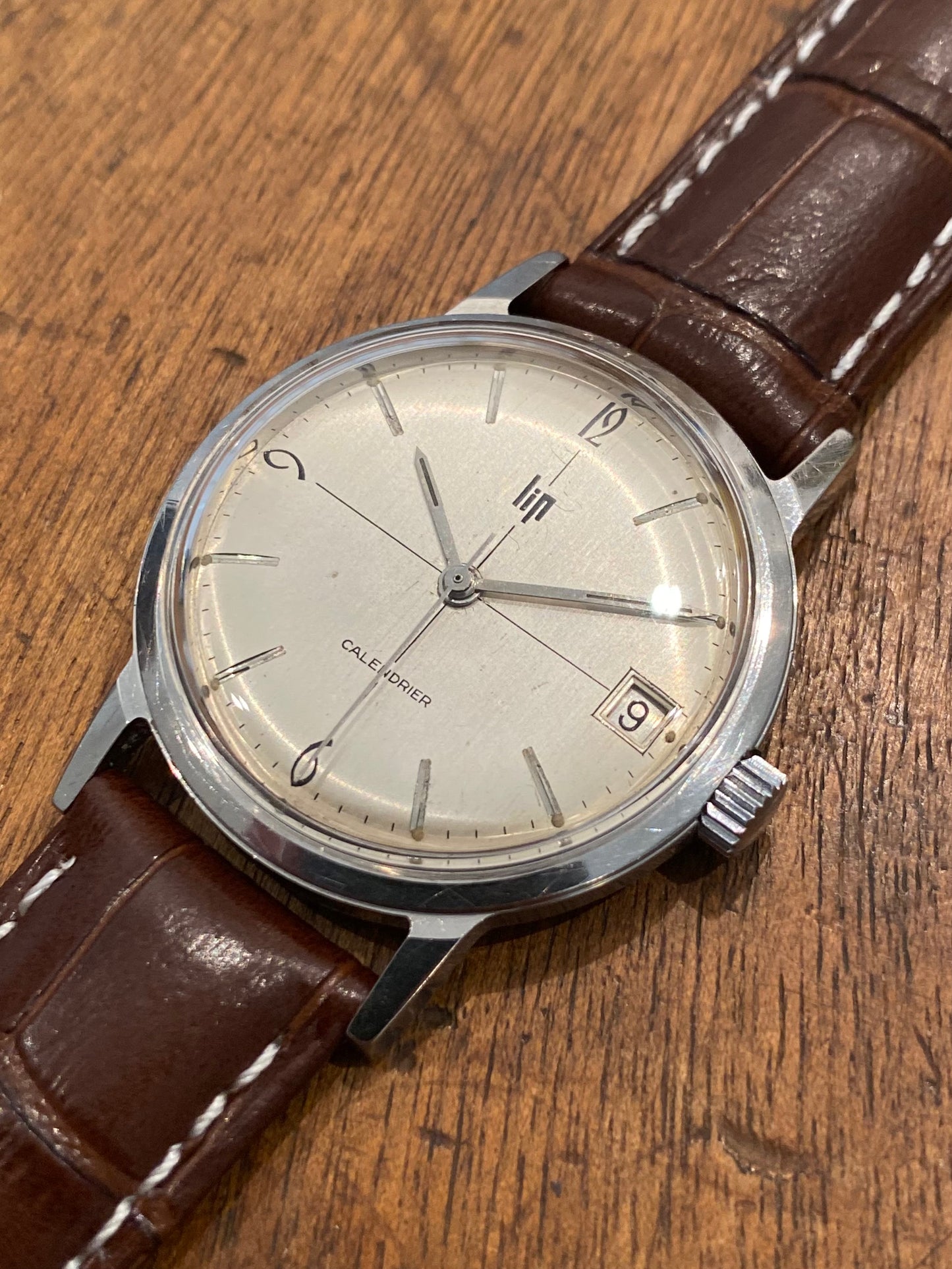 LIP Calendrier R136F Montre Vintage Mécanique 1960