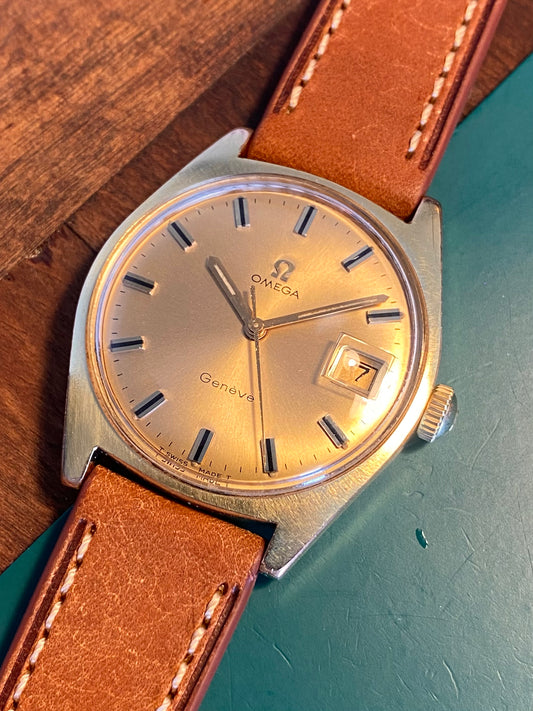 Omega Genève 136.041 Montre Vintage Cal.613 Mécanique 1969