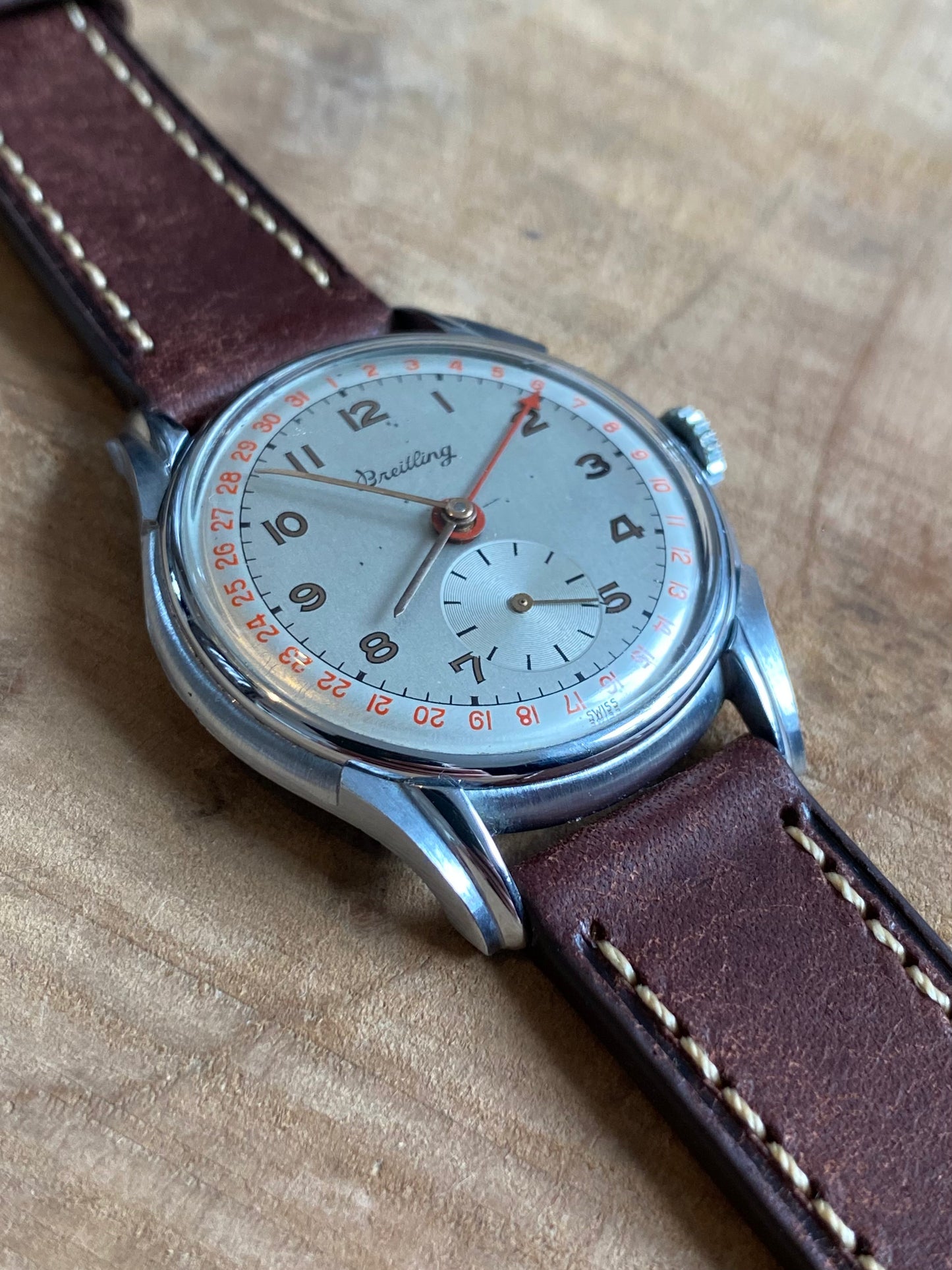 Breitling Calendrographe Datora Montre Vintage Mécanique 1950
