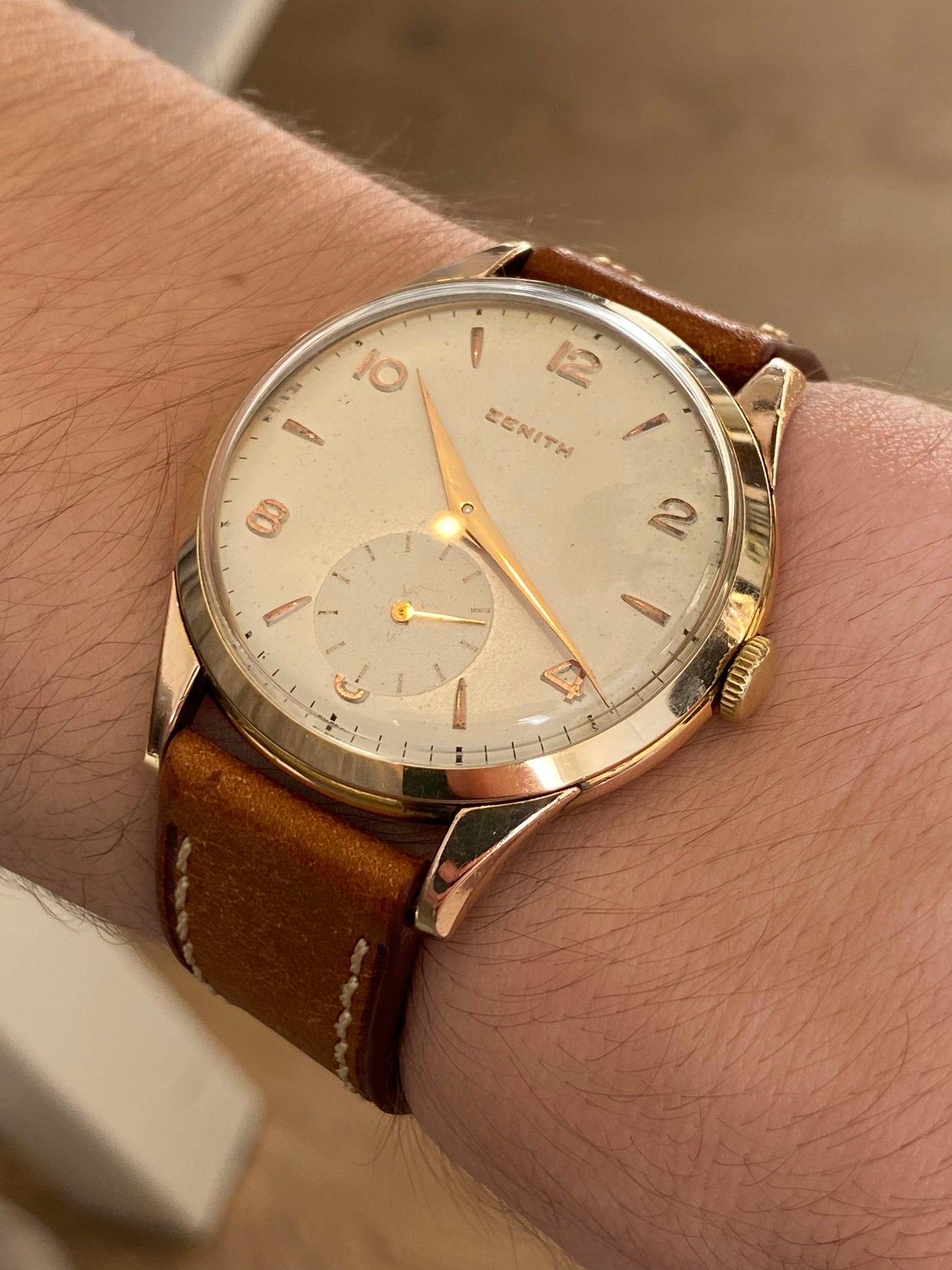 Zenith Montre Calatrava Vintage Mécanique "Jumbo" 1950