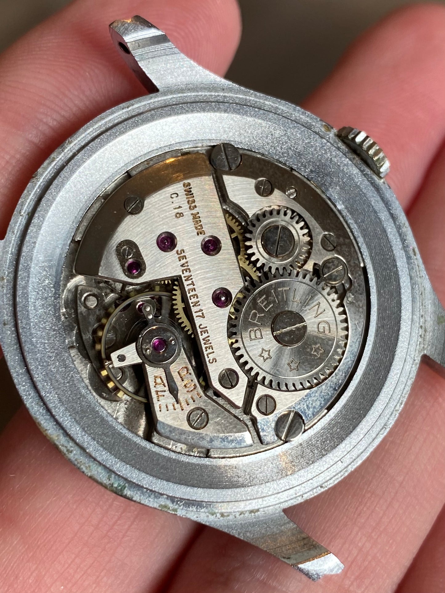 Breitling Calendrographe Datora Montre Vintage Mécanique 1950