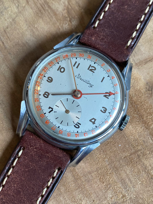 Breitling Calendrographe Datora Montre Vintage Mécanique 1950