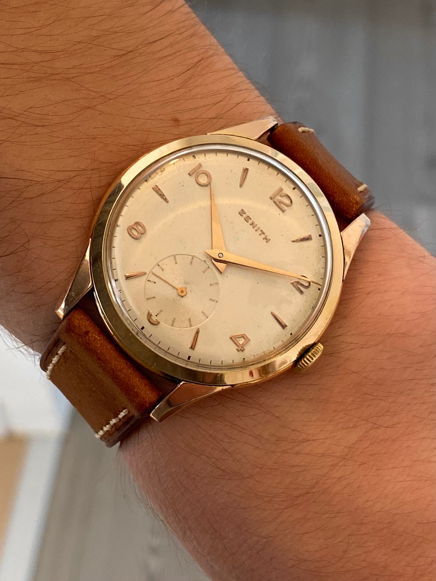 Zenith Montre Calatrava Vintage Mécanique "Jumbo" 1950