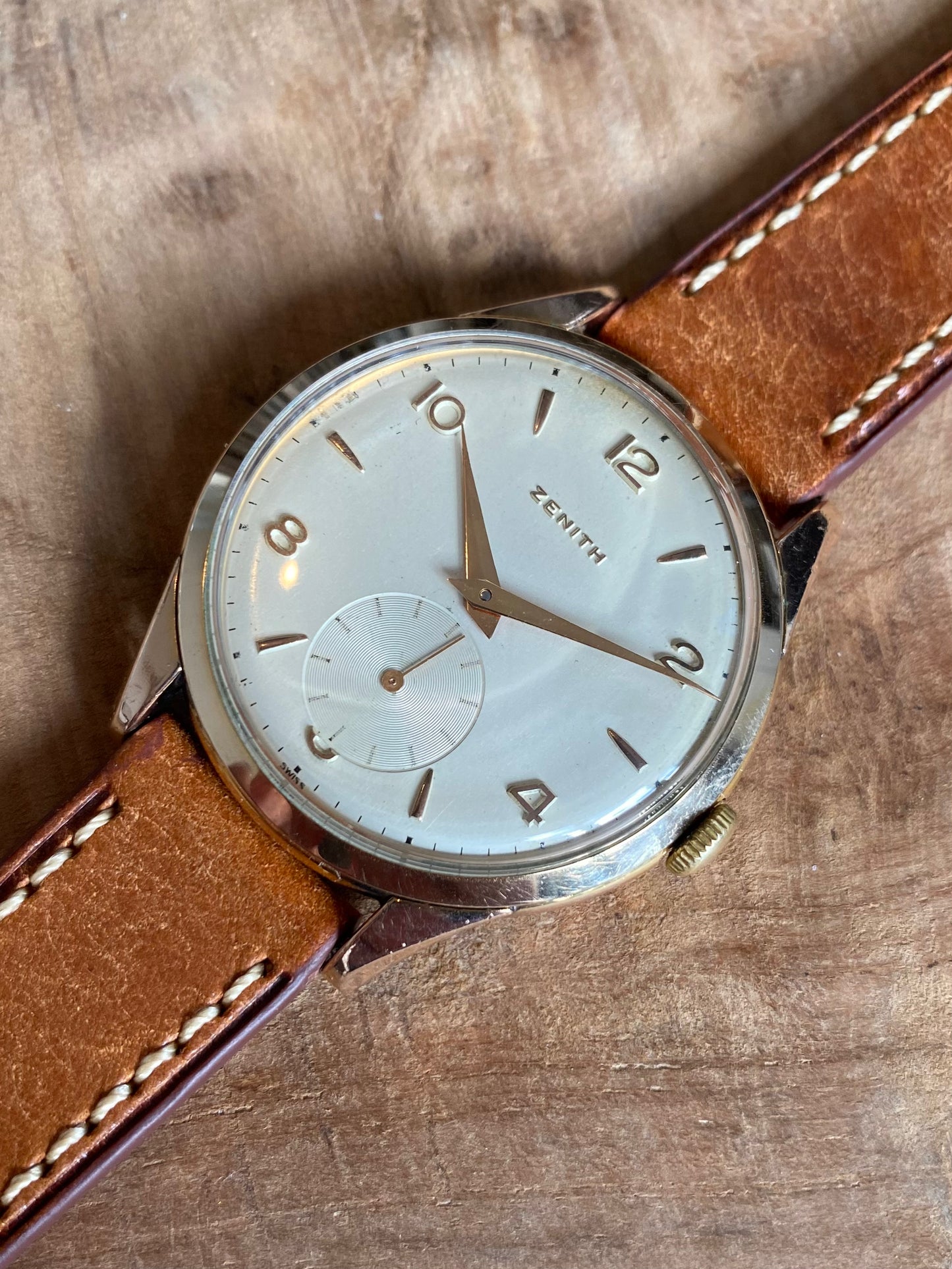 Zenith Montre Calatrava Vintage Mécanique "Jumbo" 1950