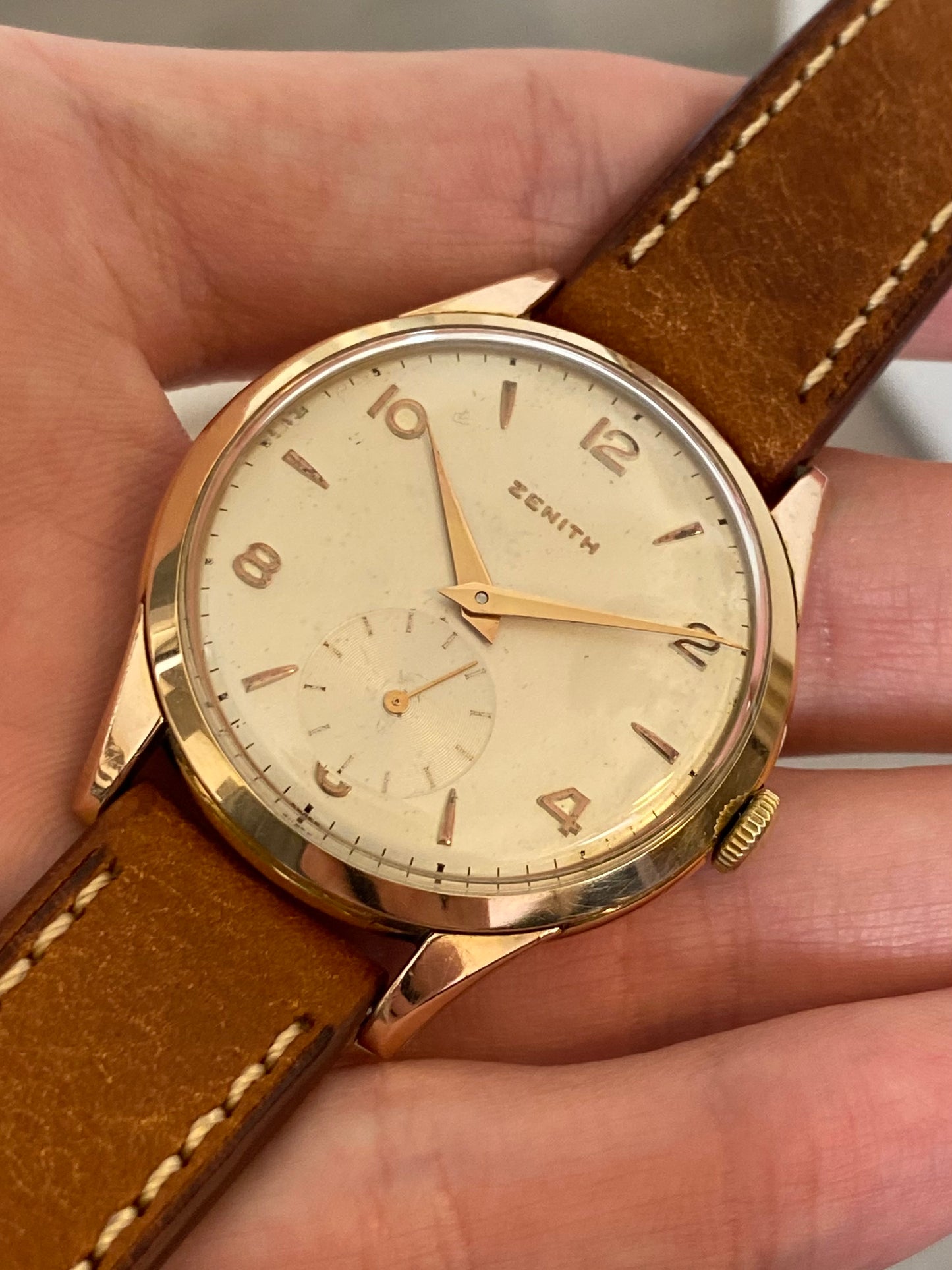 Zenith Montre Calatrava Vintage Mécanique "Jumbo" 1950